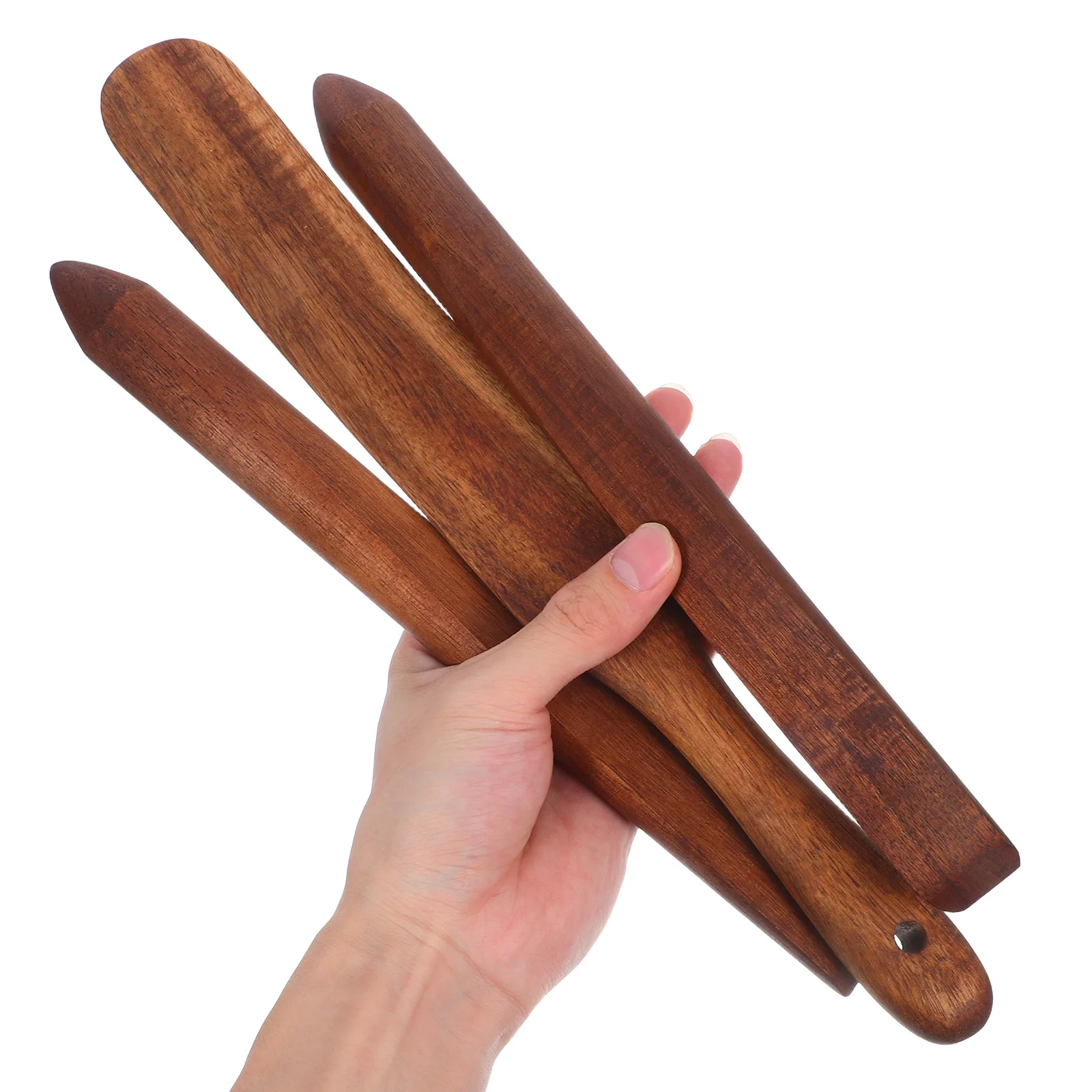 

3Pcs Acacia Wood Spatula for Sourdough Starter Smooth Surface Resistant Warping Kitchen Tool Wood Sourdough Stir Stick