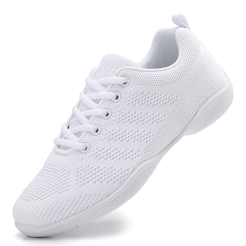 Marwoo Cheerleading Schuhe Kinder Tanz schuhe Wettkampf Aerobic Schuhe Fitness Schuhe Damen White Jazz Sportschuhe