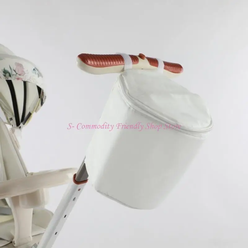 

85AE Strollers Bag Watertight & Fashionable Designs Pushchair Storage Bag Functional Pram Bag Large Space