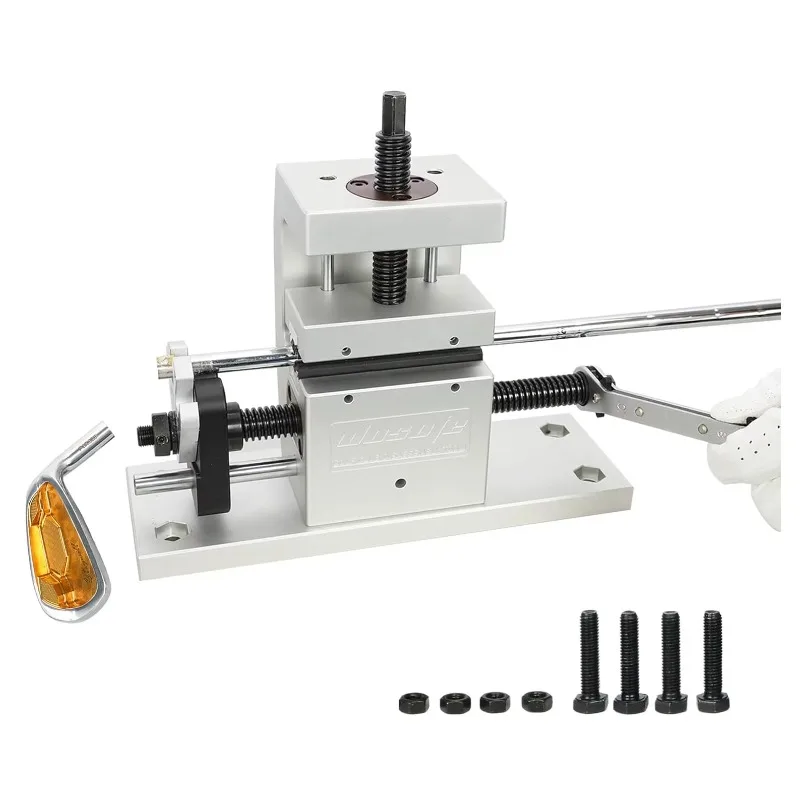 

Factory Multi Function Adjustable Tightness Adapt Different Grips Practice Efficient CNC Material Custom Golf Shaft Clamp