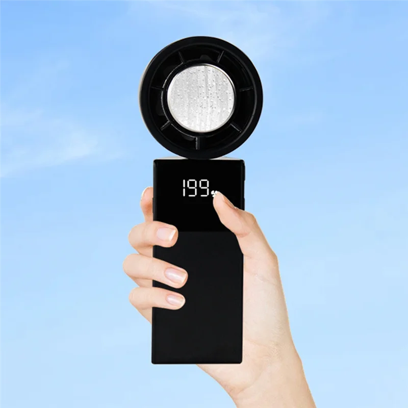 Fast Cooling Variable Speed Fan Ice Compress Fan 199 Variable Wind Speed Foldable USB Charging