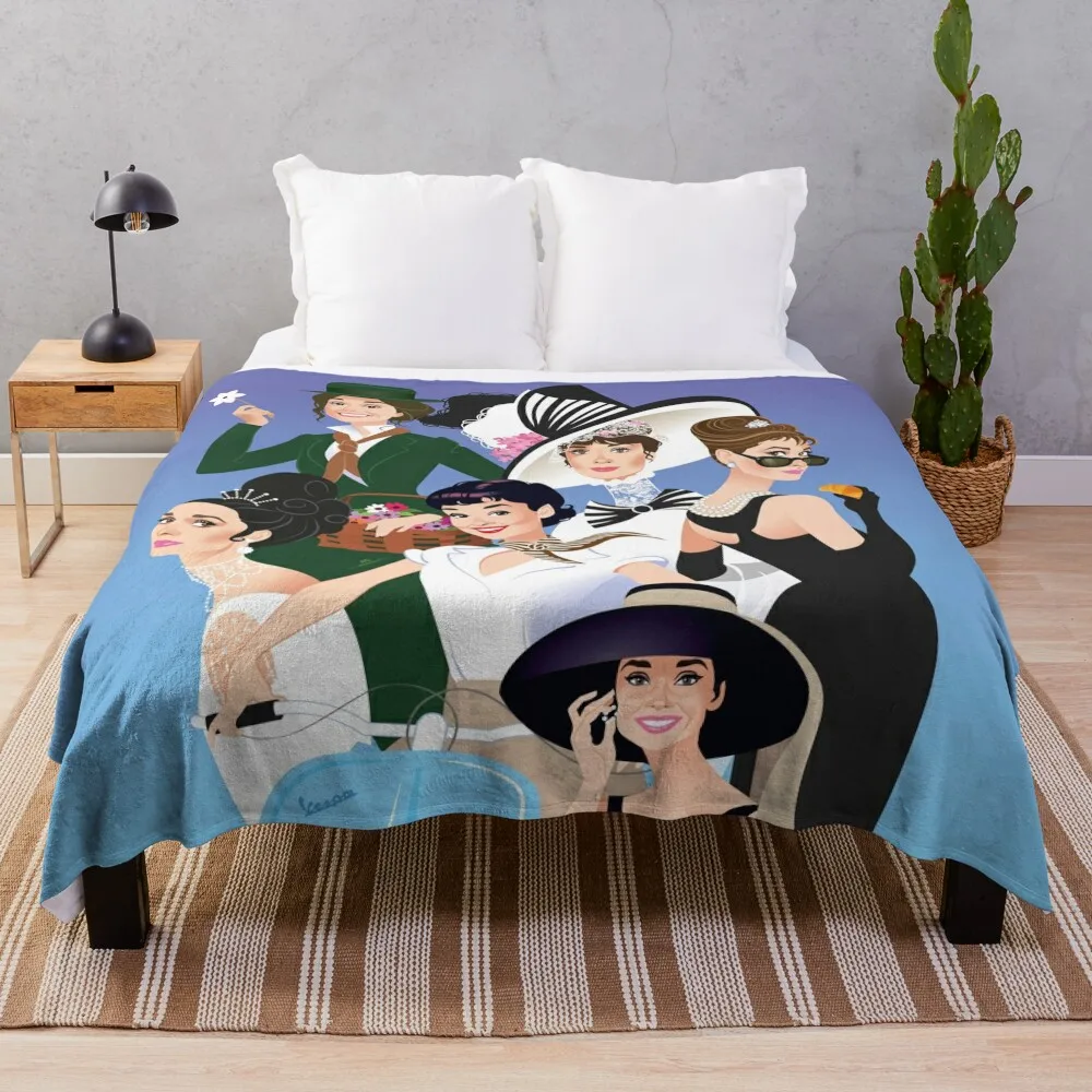 

Style Icon Throw Blanket Loose Sofa Throw Thermal Blankets