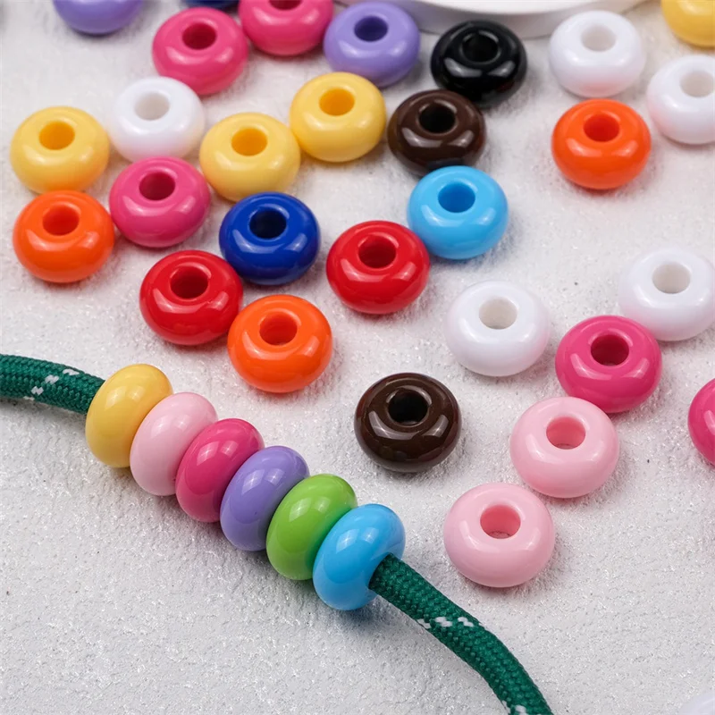 New arrived 300pcs/lot 14mm color print geometry rounds shape resin abacus beads diy jewelry garment hair accessory