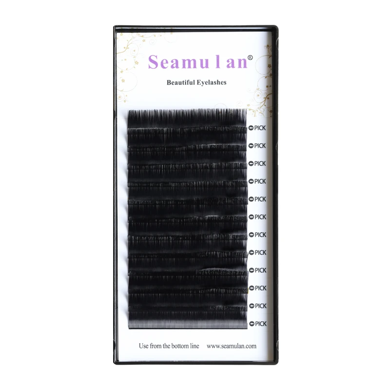 Seamulan False Eyelash All Size Thin/Bold Shape Super Soft Makeup Eyelashes Extension Individuals Eyelashes Extensions Hand Made