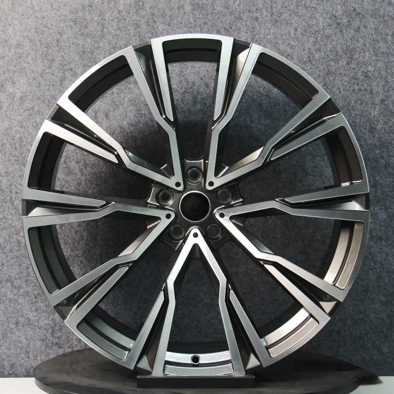 

Forged Aluminum Alloy Wheel 18-24Inch 5x120 5x112 Multi-spoke Brushed Silver Rim