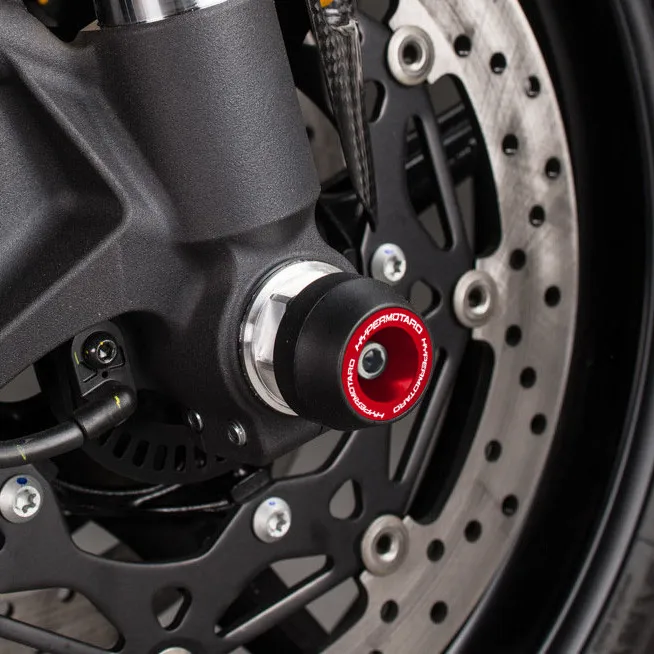 Coussretours de Protection Contre les Chutes pour Essieu de Roue Avant et Arrière de Moto, pour HYPERMOTARD 1100/S 796 821/SP 950/SP