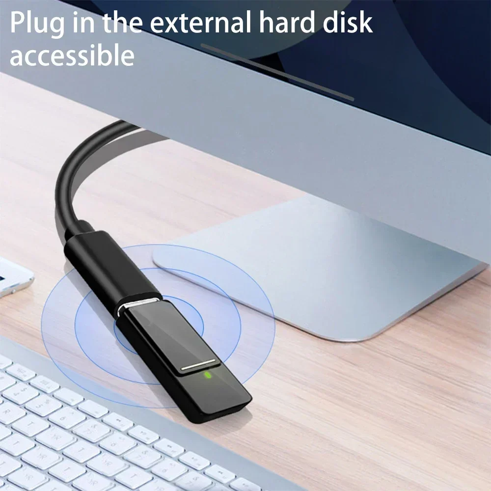 USB C Extension Cable Male to Female Extender Cord Support Fast Charging & Data Sync Transfer For iPhone 15 MacBook USB C Hub