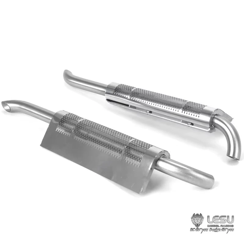 LESU GW-K018 Simulated Exhaust Pipe Chimney for 1/14 American RC Truck, Upgrade Parts for Tamiya King Hauler Optimus Prime Model