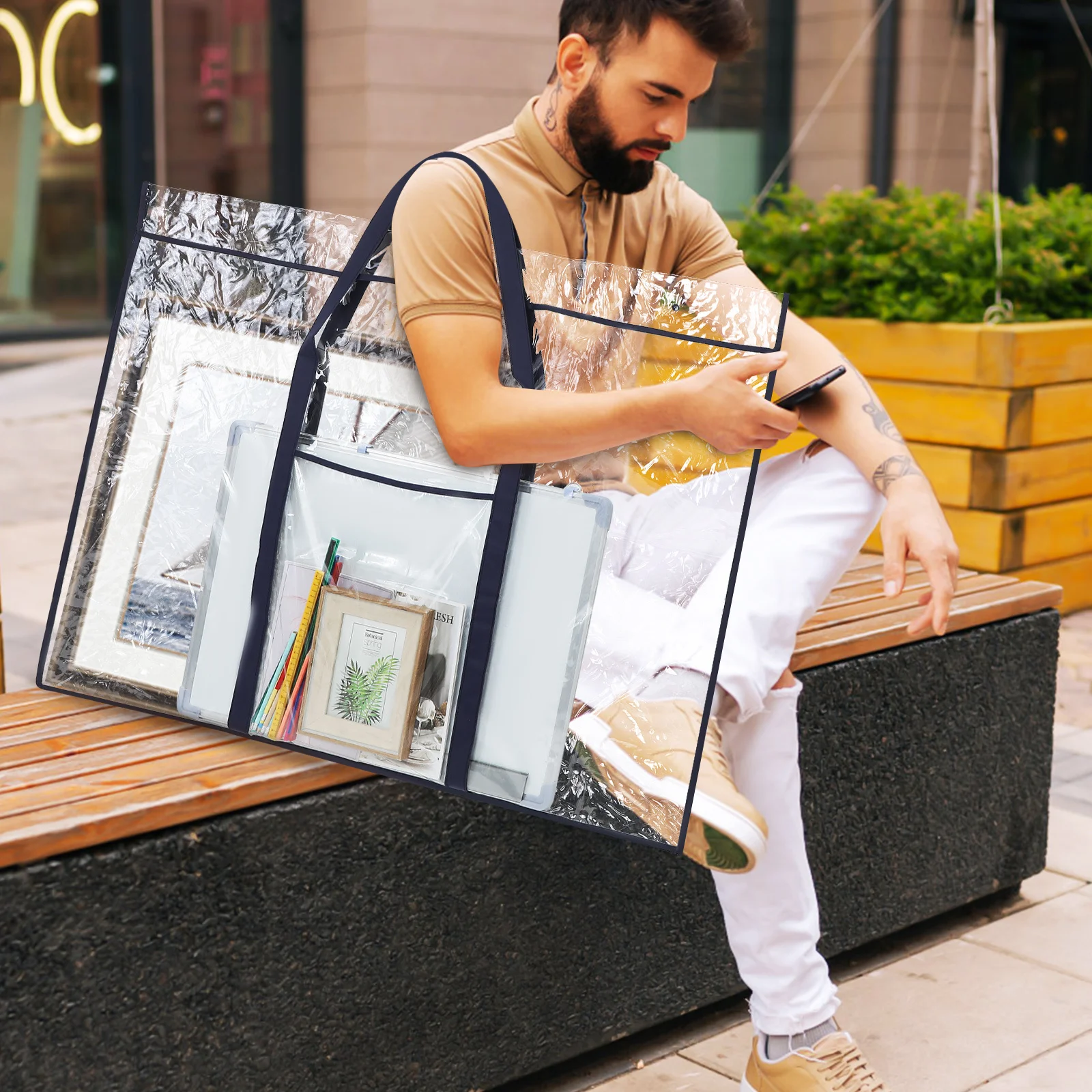 

Posters Portable Illustration Bag Drawing Storage Large Board Portfolio Carrying