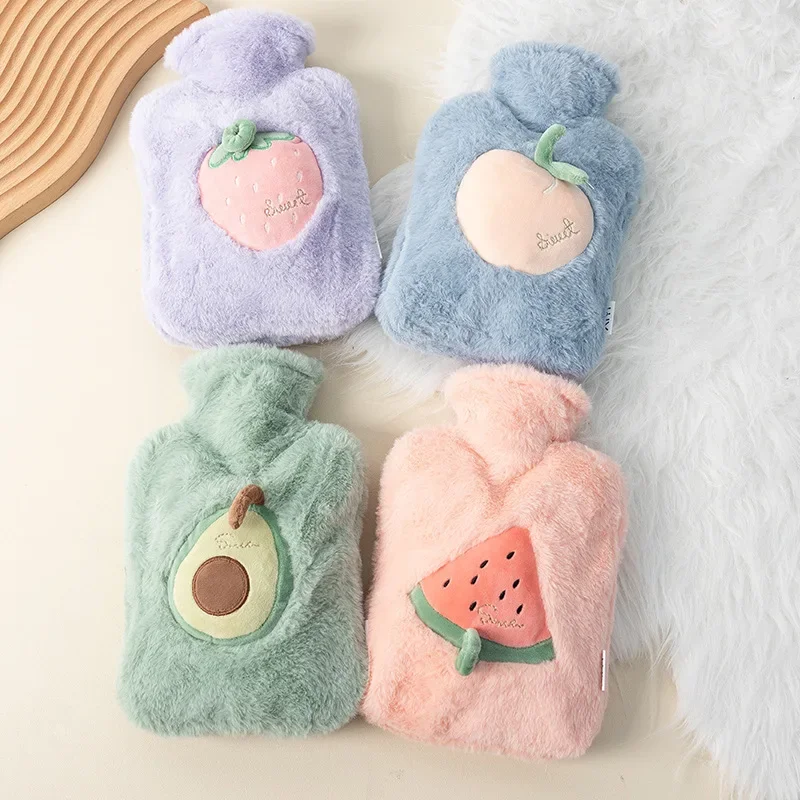 500ML Hot Water Bottles Bag Water-filling Hot-water Bag for Female Warm Belly Hands and Feet Keep Hand Warmer Hot Water Bag