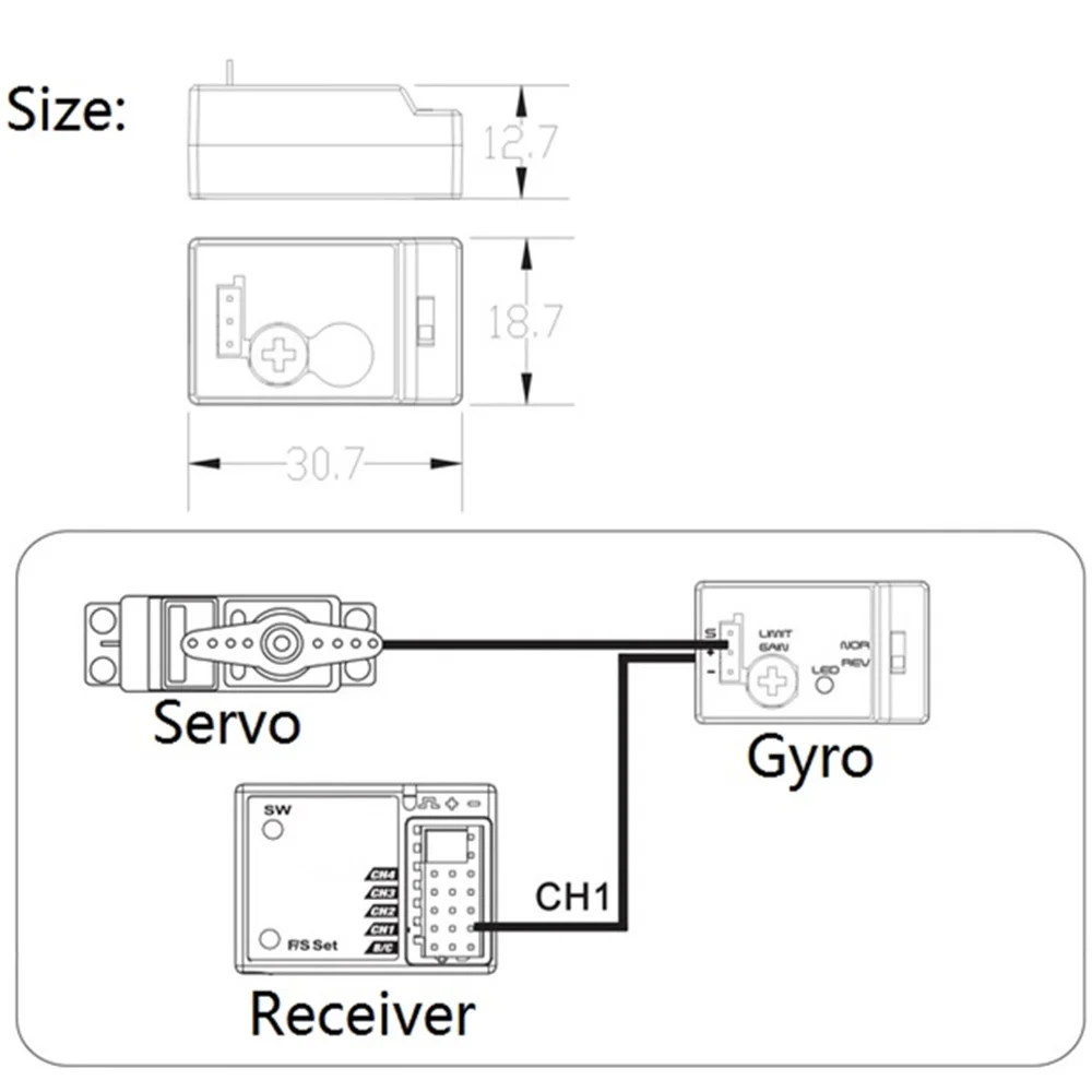 Pouvez-vous roscope auxiliaire de dérive à grande vitesse pour WPL D12, mini camion, course à plat, voiture RC, accessoires de modification auxiliaires