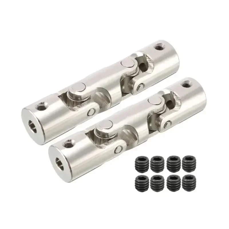 2/3/3.17/4/5/6/6.35/8/10/12mm Boat Shaft Coupler Motor Connector Metal Universal Joint Coupling Rc Boat Car Metal Cardan Joint
