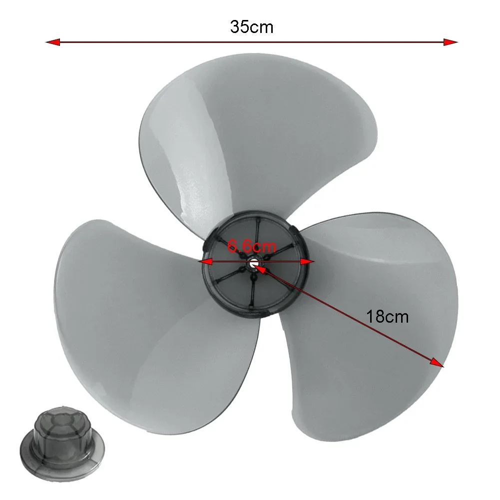 Kunststof ventilatorventilatorblad voor staande voetstukventilator 16 inch 3 bladeren Algemene accessoires Kunststof ventilatorbladventilatoraccessoires