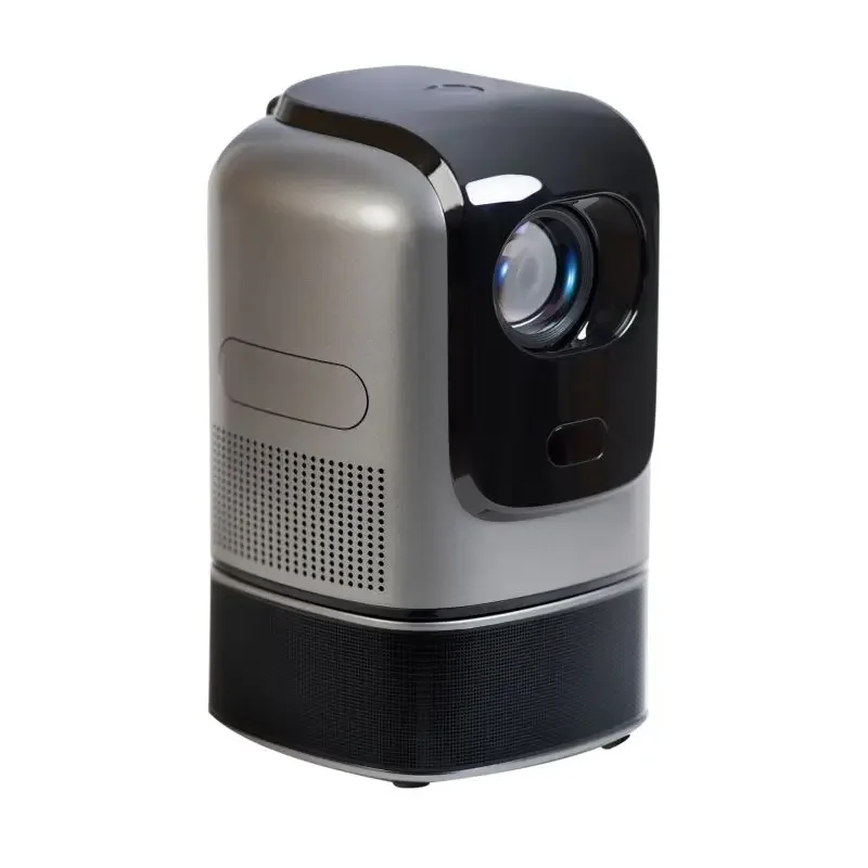 TS-1 Projector with 5G WiFi Support 1080p Video Projector 1200 Lumens with Building in Speakers Foldaway Stand outdoors