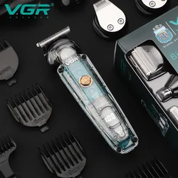 VGR Professional Hair Clipper Multi Functional Carving Hair Clipper Electric Push Men's IPX6 Six in One Hairs Clippers V-102