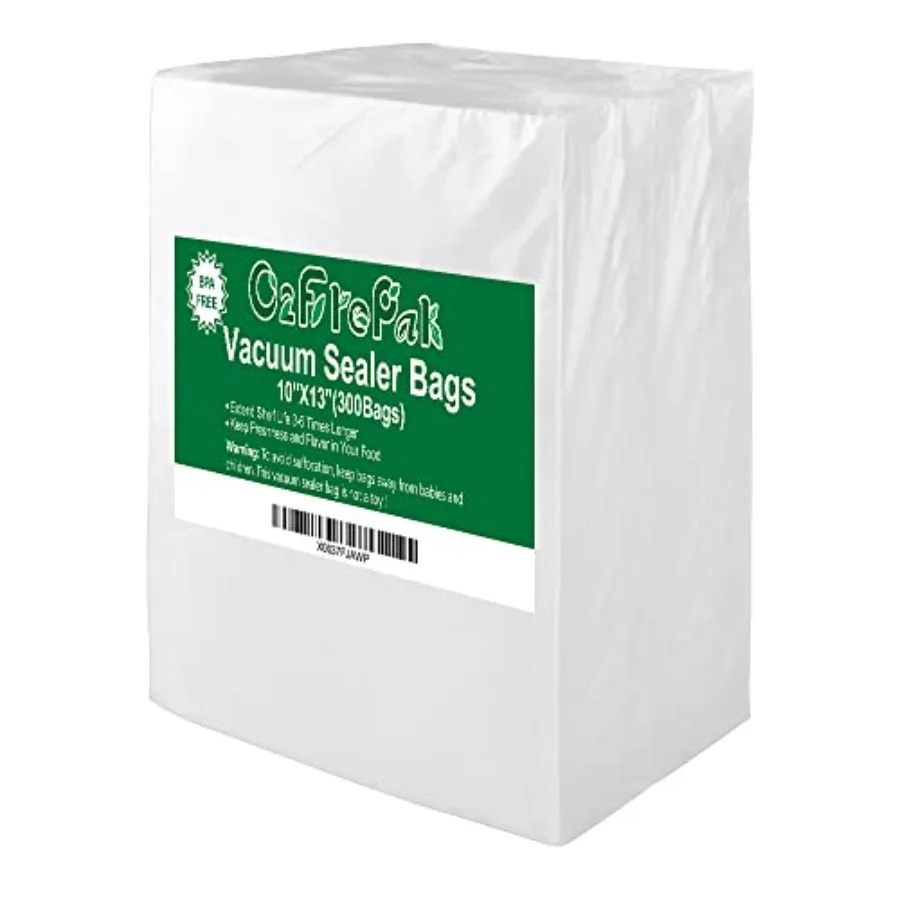 

300 Count 10x13 Plus Quart Vacuum Sealer Bags with BPA Free and Heavy Duty Vacuum Seal Food Sealer Bags Great for Food Storage