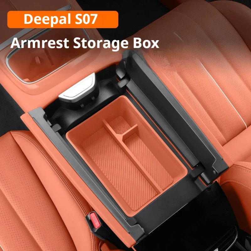 Fit For Changan Deepal S07 2023-2026 Specialized Center Console Armrest Box Storage Box Organizer Interior Modification