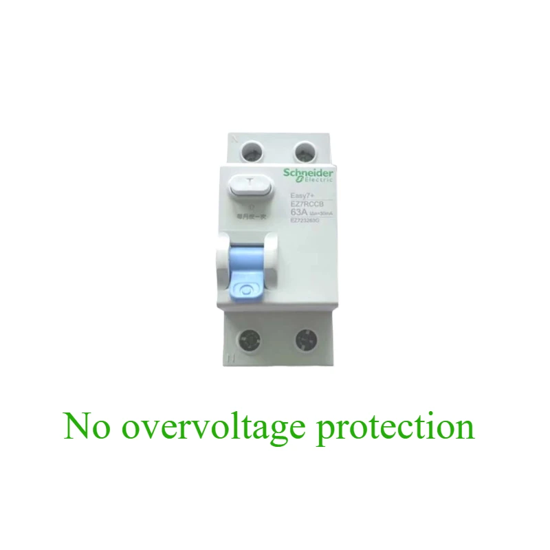 

Schneider EZ7 RCCB/RCCBG No overvoltage protection Electronic Leakage Circuit Breaker 30mA 2P 25A 40A 63A