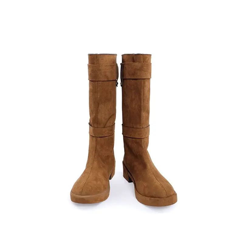 Botas de cosplay Frieren Anime Halloween Comic Con para mulheres e homens