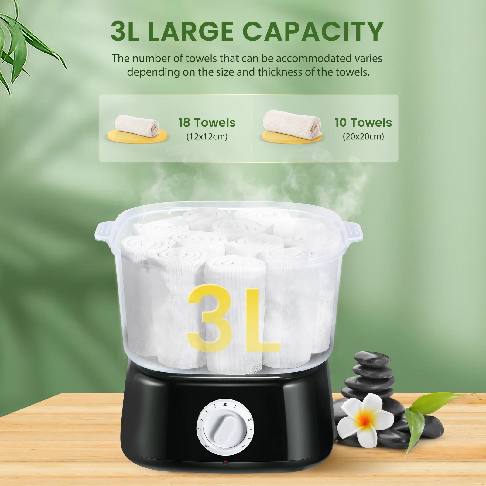 Calentador de toallas eléctrico de calentamiento rápido, herramienta de desinfección de salón, Spa, peluquería, uso doméstico, 202 V, enchufe europeo, 220 °F