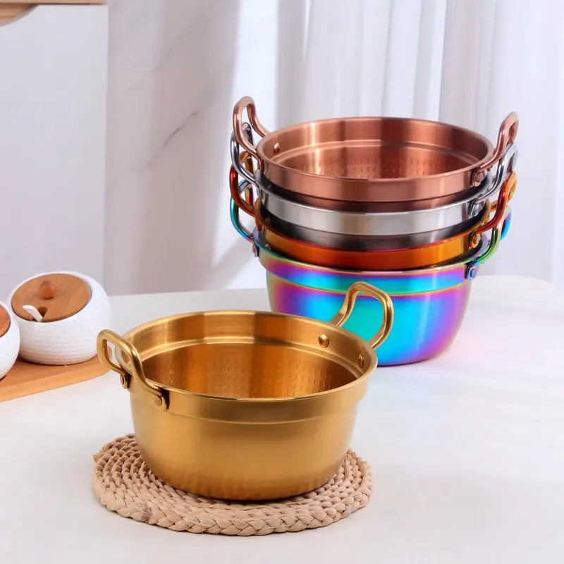 304 Stainless Steel Cookware Set Non Stick Frying Pan Saucepan Kitchen Cooking Pots for Induction Gas Stove Durable Home