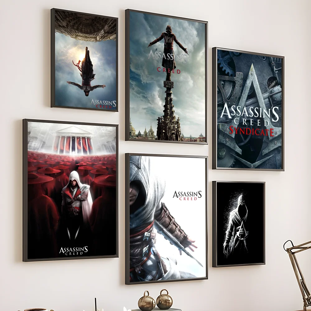 لعبة A-القتلة العقيدة ملصق جدار الطباعة مقاوم للماء غرفة الاستحمام ديكور غرفة نوم المنزل هدية #2