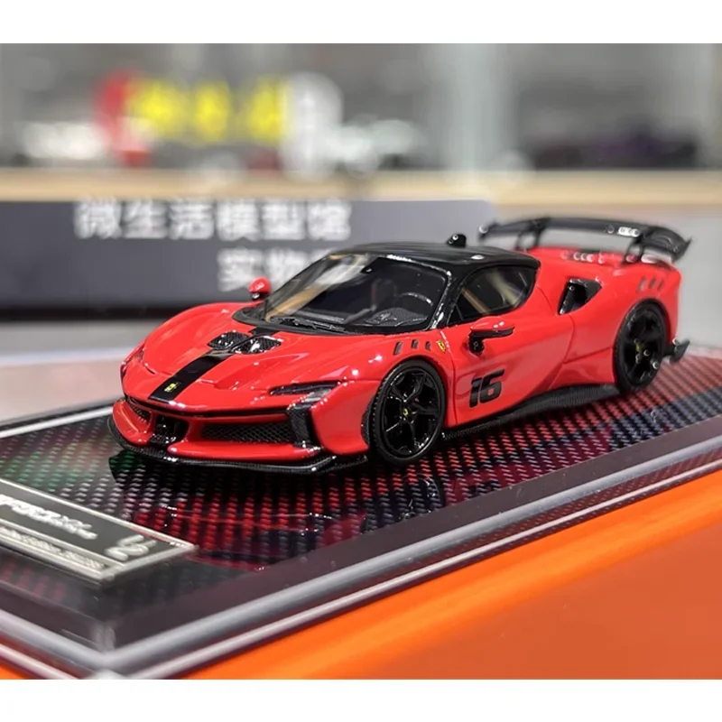 U2 1/64 FERRARI SF90XX Stradale Alloy Toy Motor Vehicle Diecast Metal Model Prezenty