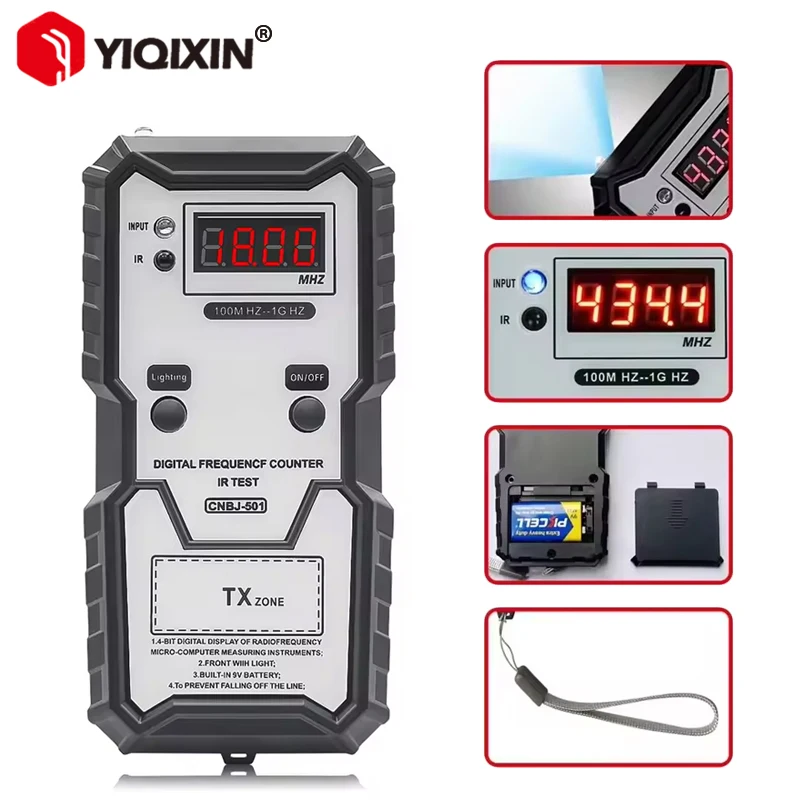 

Car Key IR Infrared Frequency Tester 100M-1GHZ High Acuracy Remote Controller Frequency Tester With Illuminati Car Key Counter