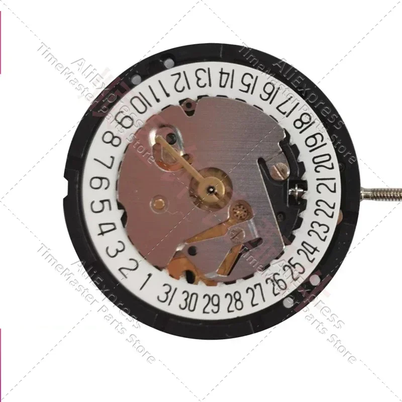Movimiento original suizo ISA 338, tres manecillas, fecha en 3/6 338, piezas de movimiento de reloj con movimiento de cuarzo