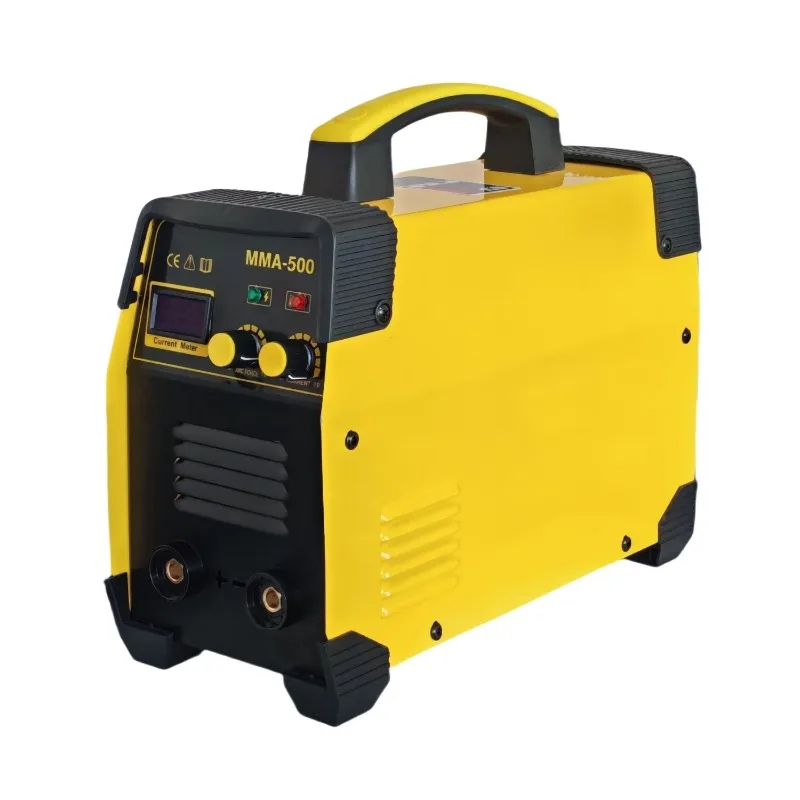 Saldatore manuale ad arco 500A Cavi da 1,8 m Ciclo di lavoro al 60% Motore 220 V CC per componenti motore principali IGBT portatili da costruzione