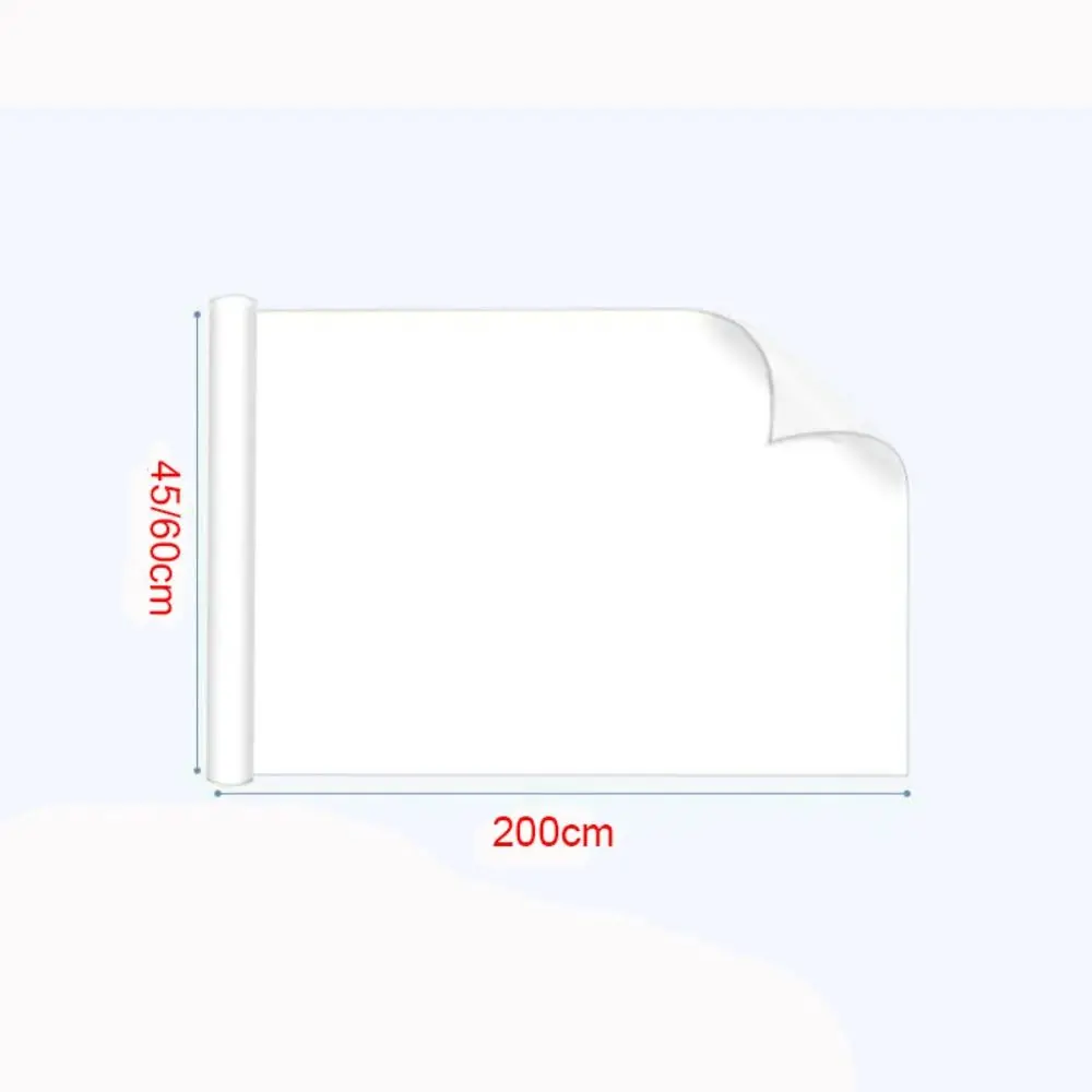New Electrostatic Whiteboard Sticker Removable Reusable Teaching Graffiti Drawing Board PP Household Erasable Whiteboard