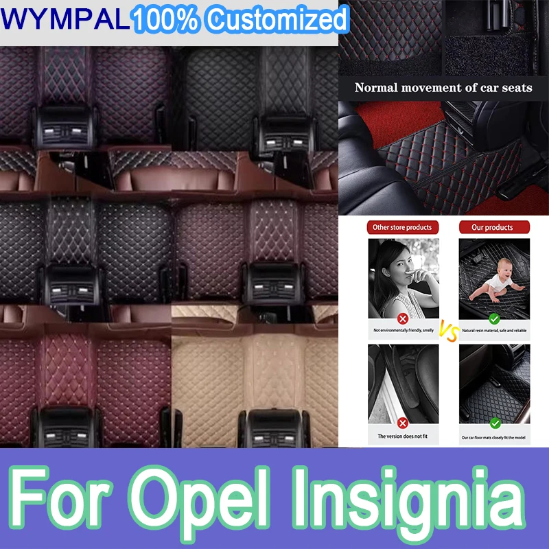 

Luxury Custom Car Floor Mats For Opel Insignia Station Wagon 2010 2011 2012 2013 Auto Foot Pads Carpet Cover Interior Accessorie
