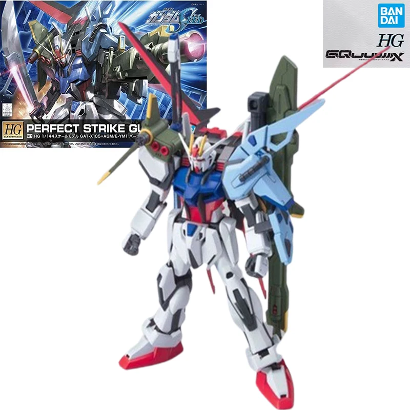 

Оригинальный Bandai HG R17 1/144 PERFECT STRIKE GUNDAM, аниме, экшн-персонаж, сборная модель, коллекция игрушек, детские подарки