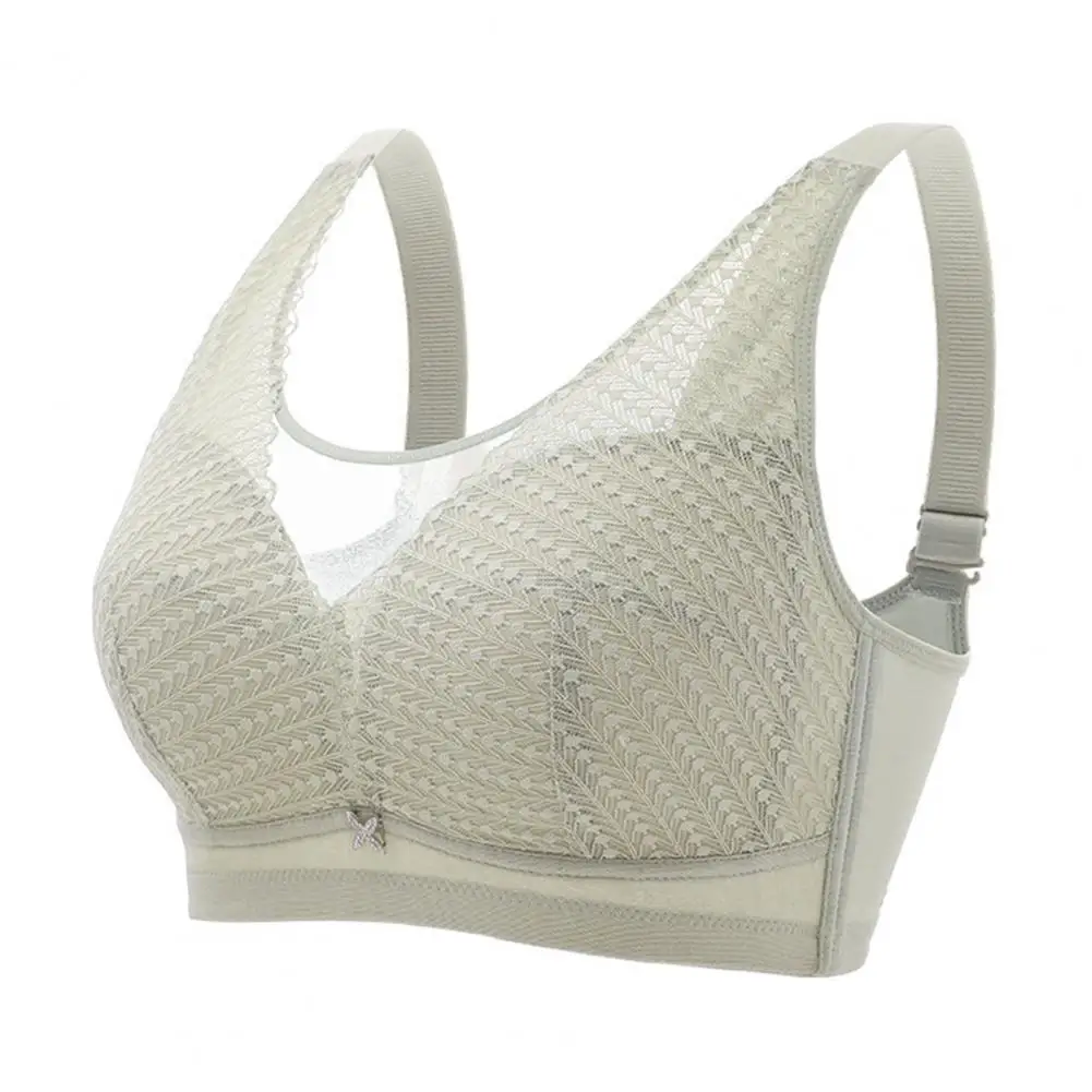 

Wide Straps Bra Women Ultra-thin Bra Ultra-thin Wireless Full Cup Bra with Wide Straps for Women Breathable Beauty for Comfort