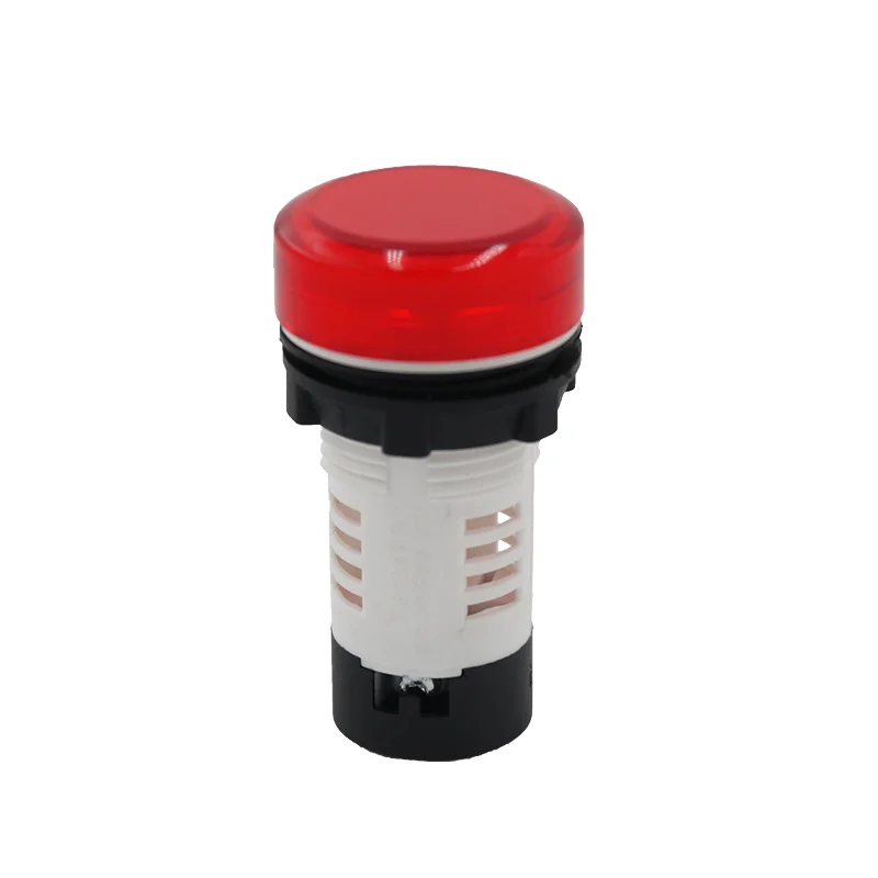 LED Energy-saving Electronic Panel Mount Power Indicator Pilot Signal Lamp Installation Aperture Diameter Ø22mm AD58A-22D XB2BV