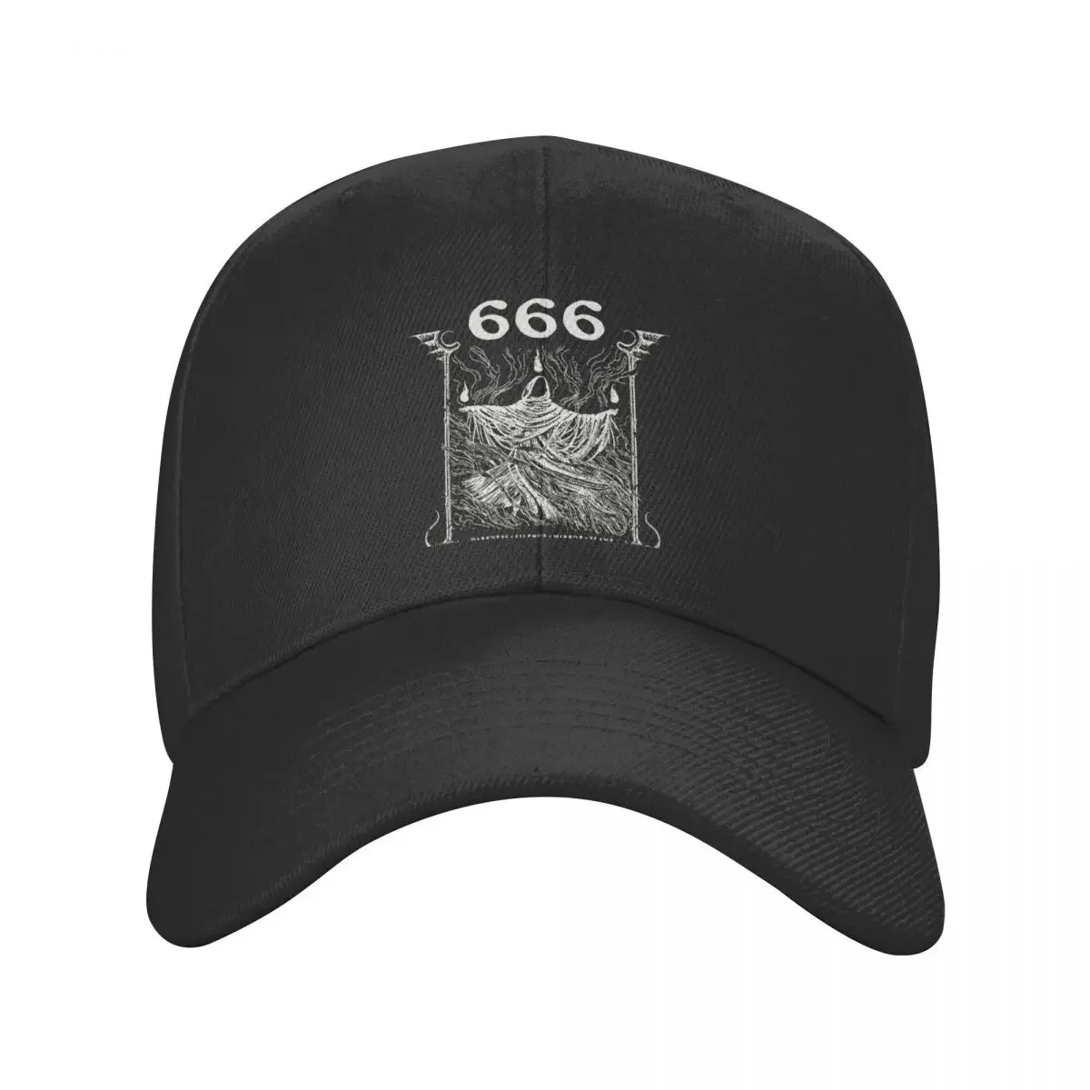 666 Dance Ritual Baphomet Baseball Cap for Men Women Adjustable Hail Satan Devil Dad Hat Outdoor Snapback Caps Summer Hats