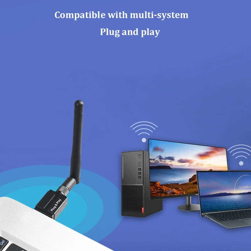 1 PCS Bluetooth 5.3 Adapter  Free Driver For Long-Distance Transmission Of 100 Meters