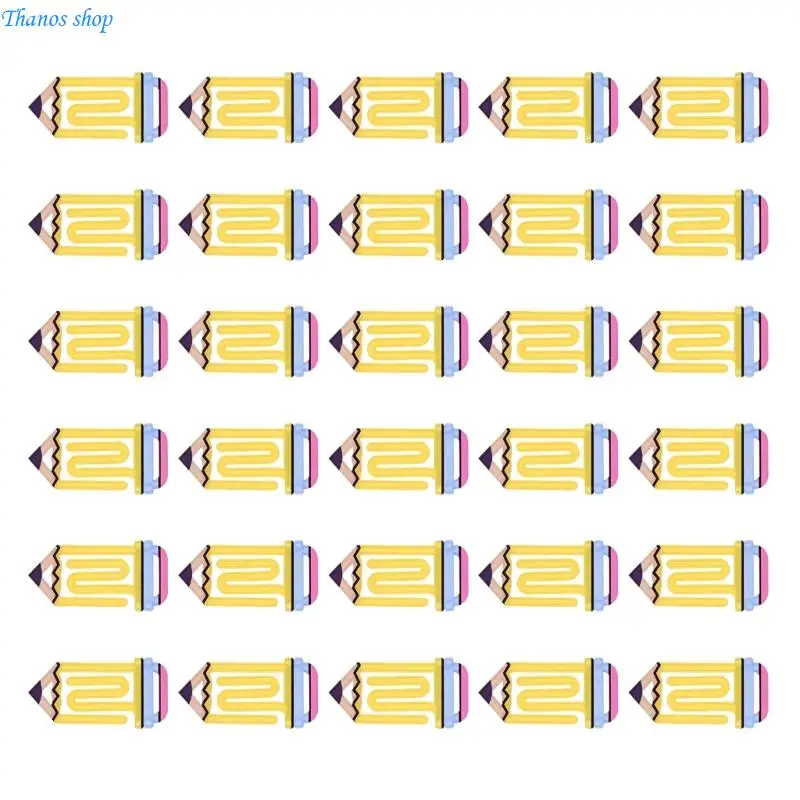 30Pcs Heat Transfer Paper Clips Sublimation File Clamps For Handmade Paper Clip X37A