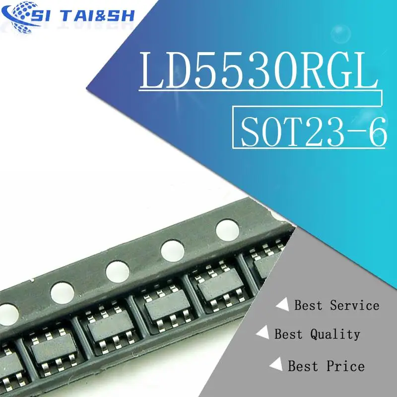 10pcs LD5530RGL SOT23-6 LD5530 30R SOT23-6 integrated circuit