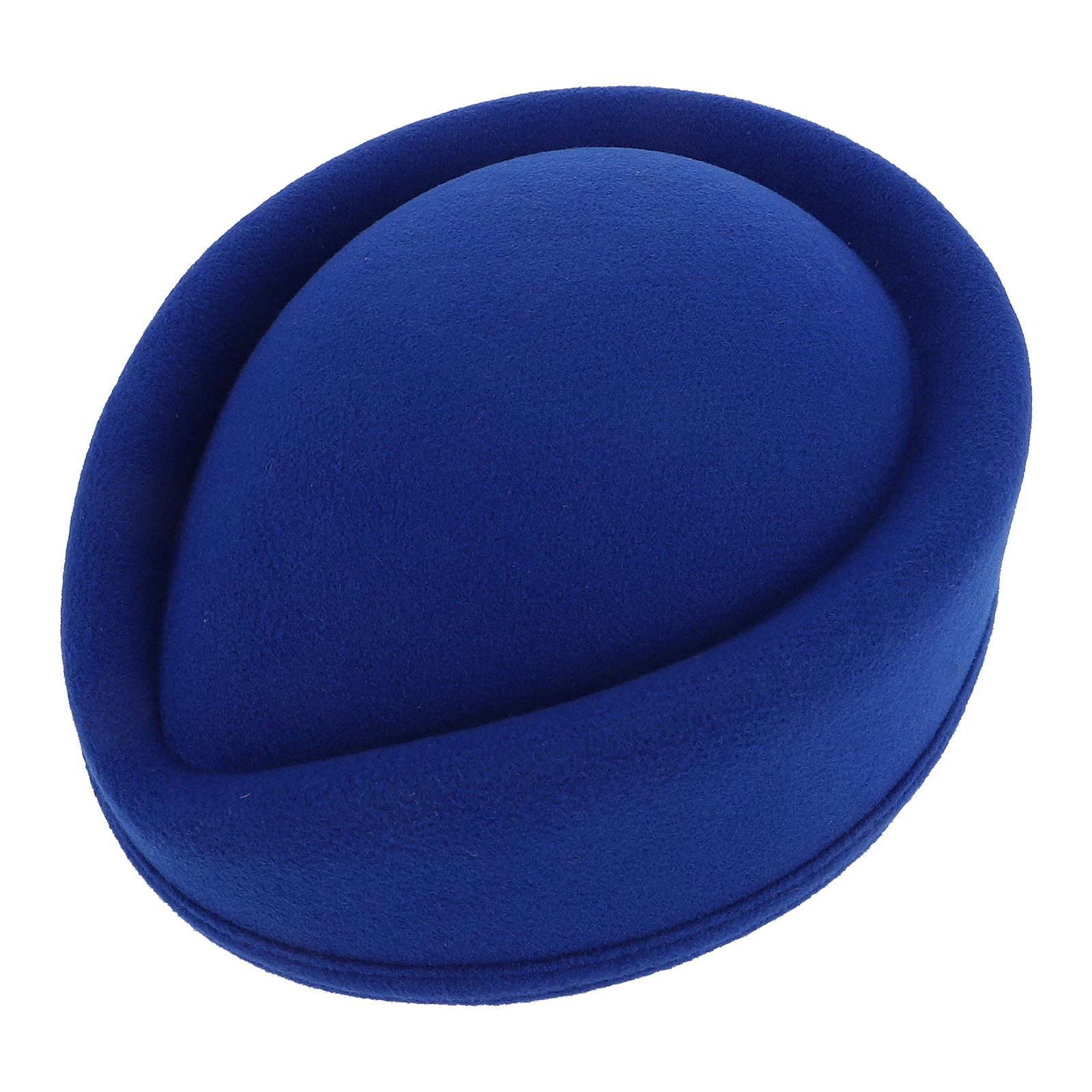 

Stewardess Hat Ladies Black Blue Caps Uniform Plane Costume Accessories Pillbox Warm Cosplay Props Performance Fits Most Texture