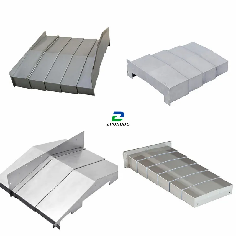 

Numerical Control Machine Tool Steel Telescopic protection Slideway Bellows Cover Stainless Steel Guide Rail Bellows Cover