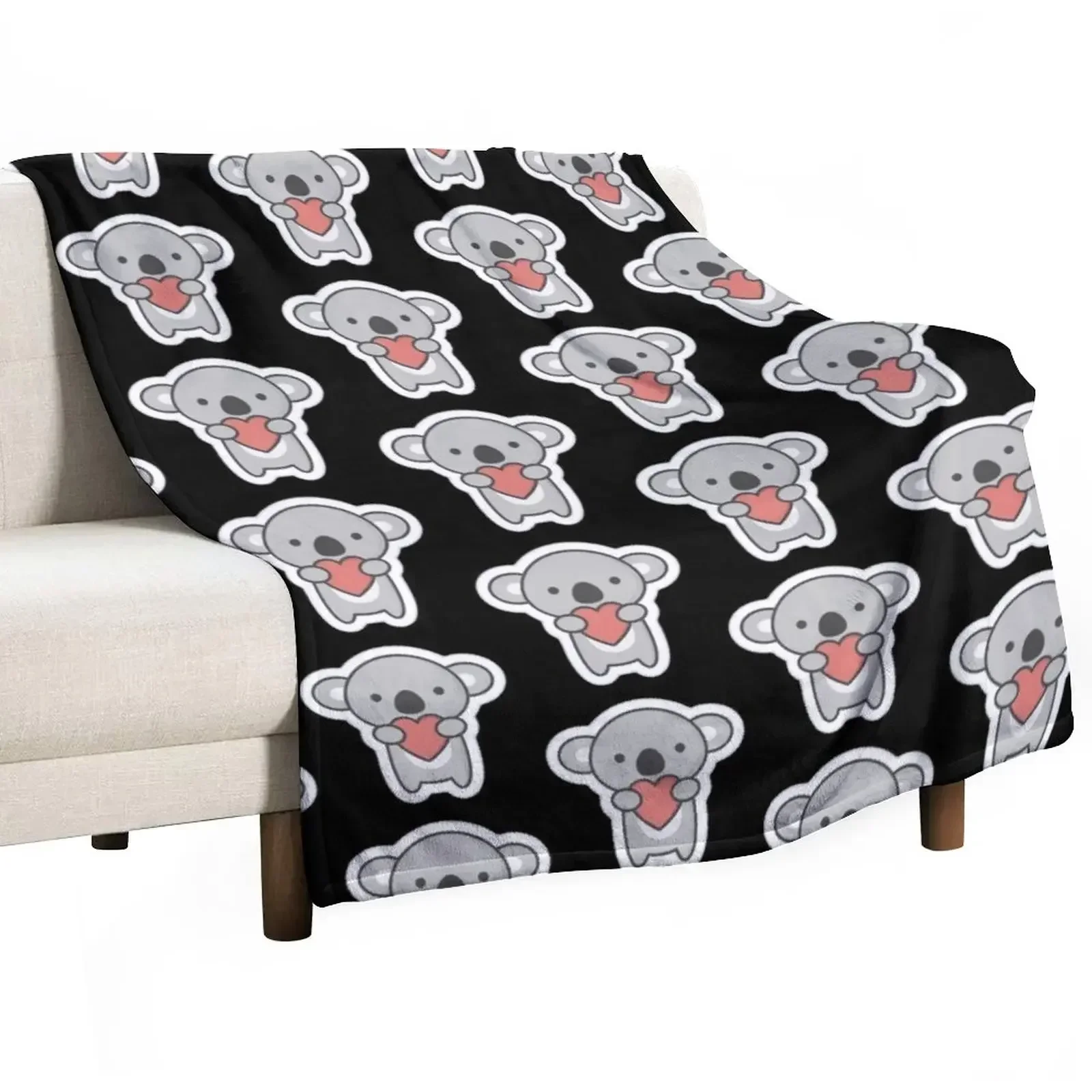 

koala Throw Blanket Moving Luxury Designer Blankets