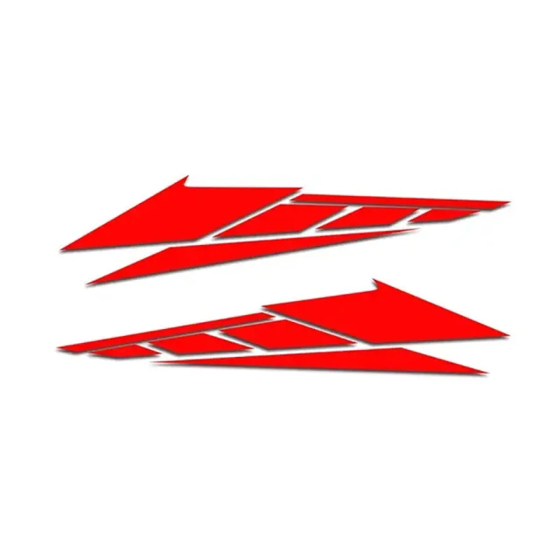 2 PCS Car Motorcycle Stickers Waterproof DIY Motorbike Side Panels Fuel Tank Vinyl Decals for Yamaha Kawasaki Suzuki BMW HONDA - view 4