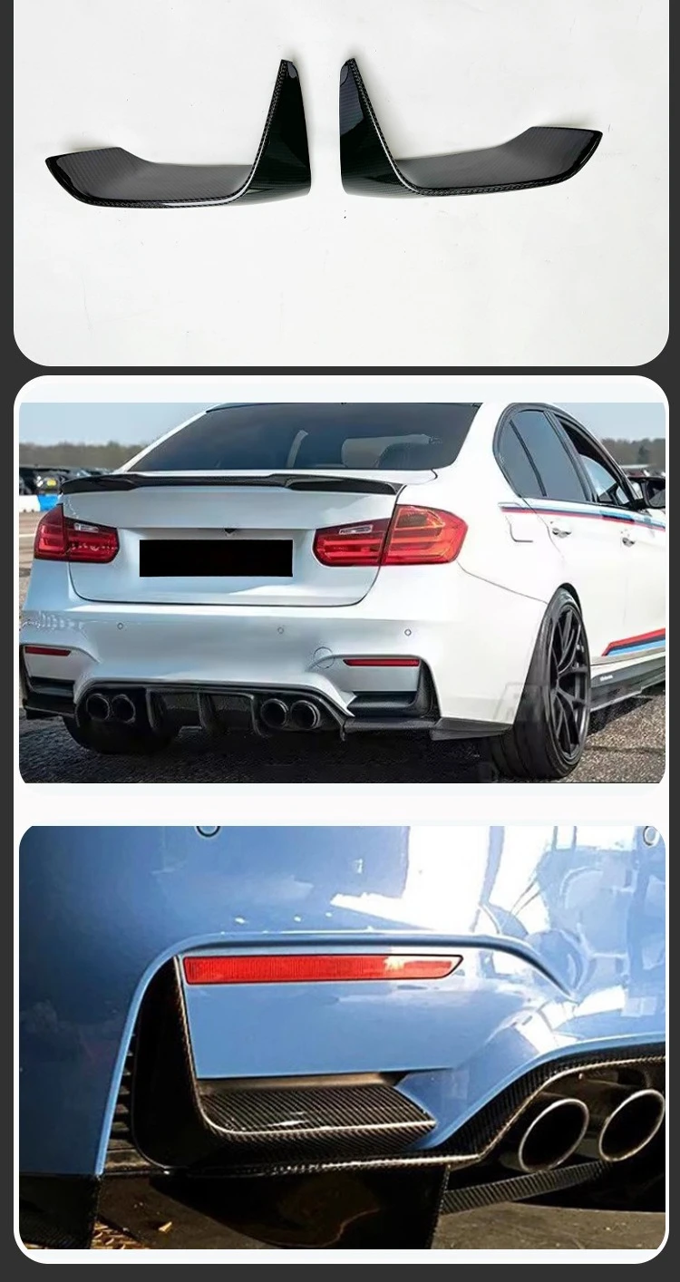 

Applicable To 2013-2016 BMW M4 F82M3 F80 MP Carbon Fiber Rear Lip Angle Rear Bar Angle