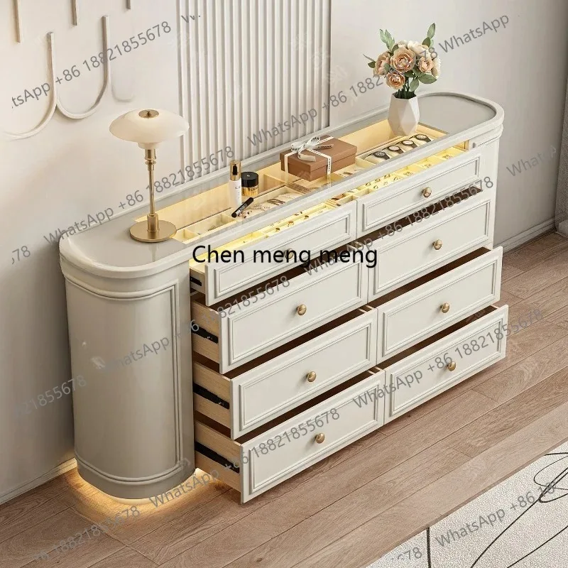 

K153 French cloakroom jewelry, bedroom chest, home floor storage, Nakajimadai bedside locker