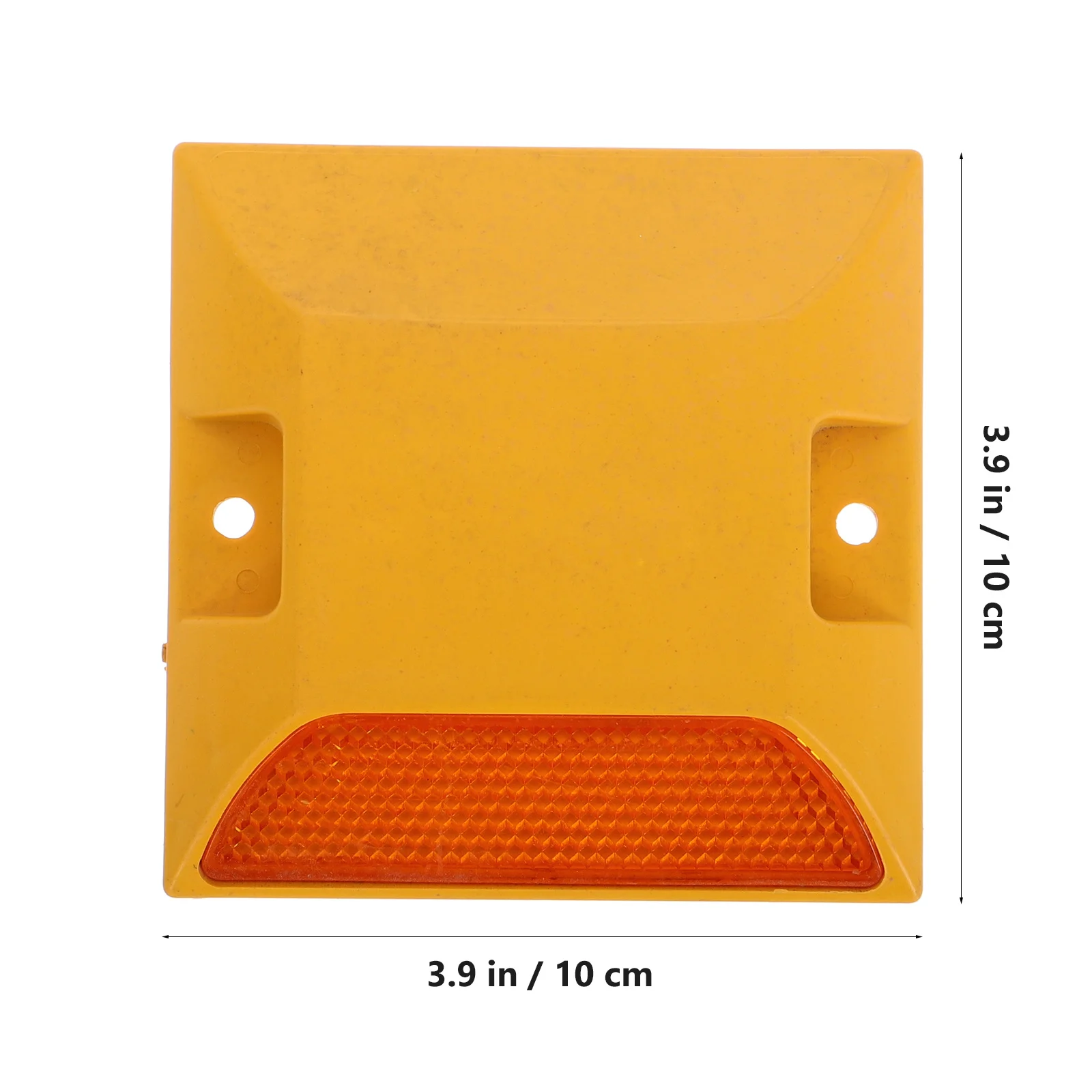 2Pcs Road Reflectors for Driveway Reflective Plastic Studs Raised Safety Markers Street Highway Traffic Management Equipment