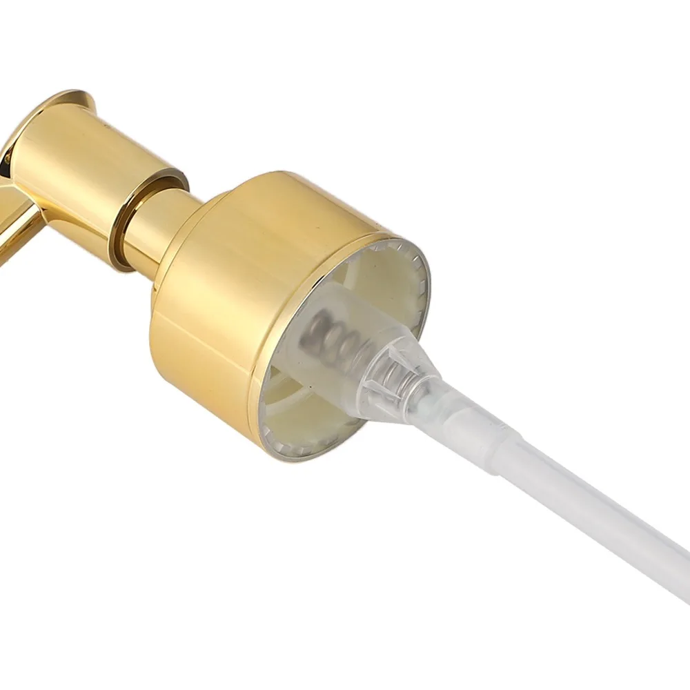 3 PCS ABS Perfume Bottle Pump 360 Degree Rotation Universal Threaded Emulsion Dispenser Pump Gold Silver Pressure Pump