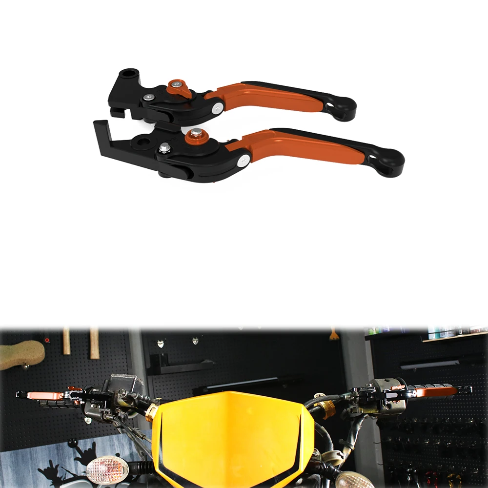 

CNC Brake Clutch Levers Adjustable Folding Extendable For KTM 400LC4 620 LC.4 Competition LSE 640 LC4-E 640 Adventure-R EXC250