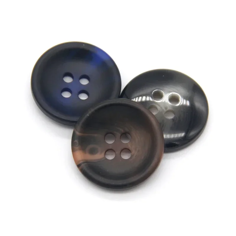 15/18/20/23/25mm British style Men Suit Uniform Resin Buttons For Clothes Pants Coat Jacket Blazer Decorative Sewing Accessories