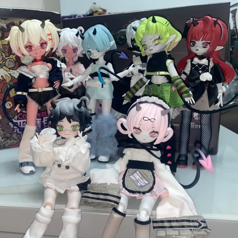 

Genuine Hot Sale Devil'S Horns Mystery Box 1/8 Bjd Doll Blind Box Movable Creative Trendy Toy Exquisite Doll Girl Gift In Stock